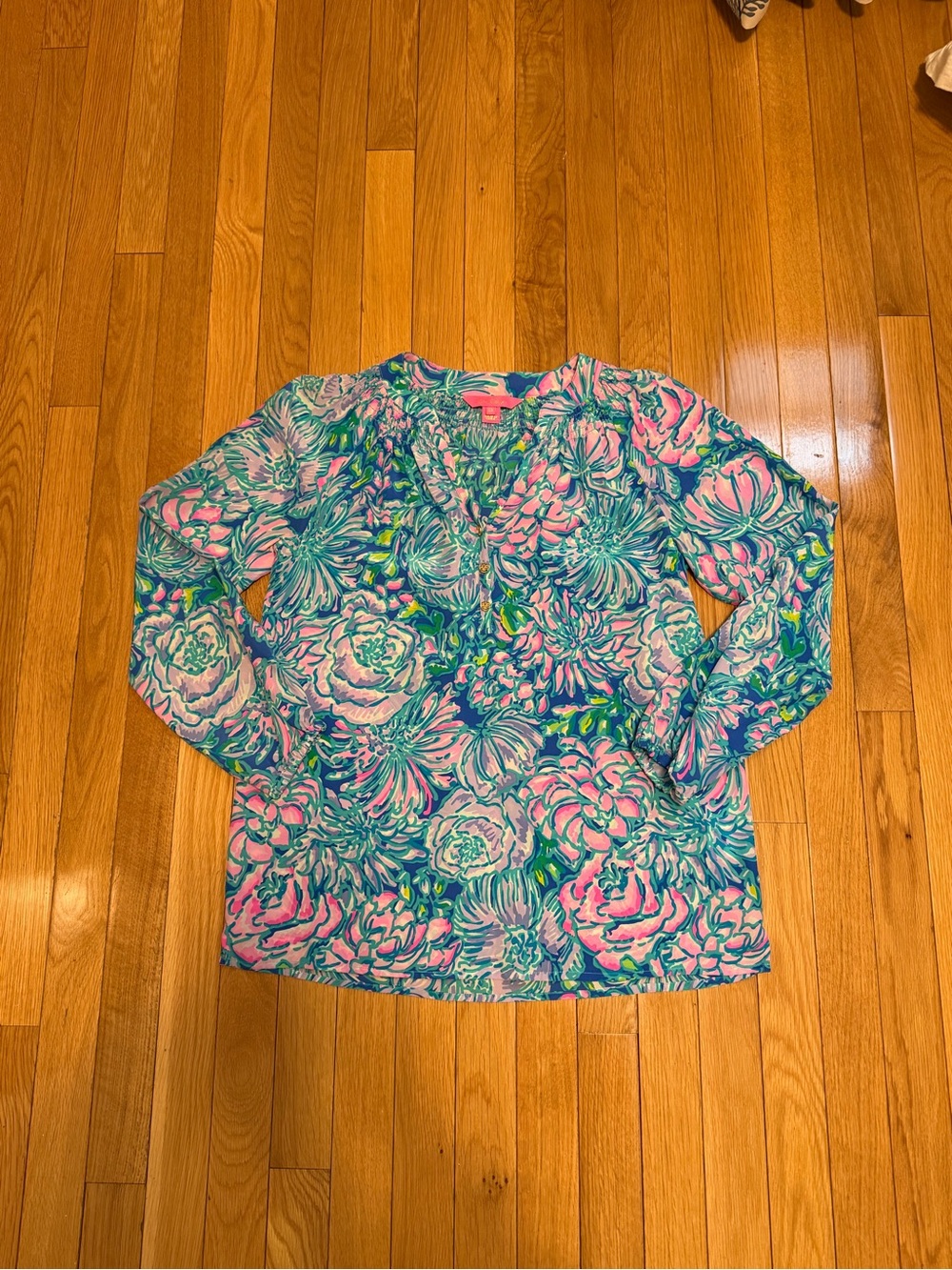 Lilly Pulitzer Elsa Silk Top, Size XS